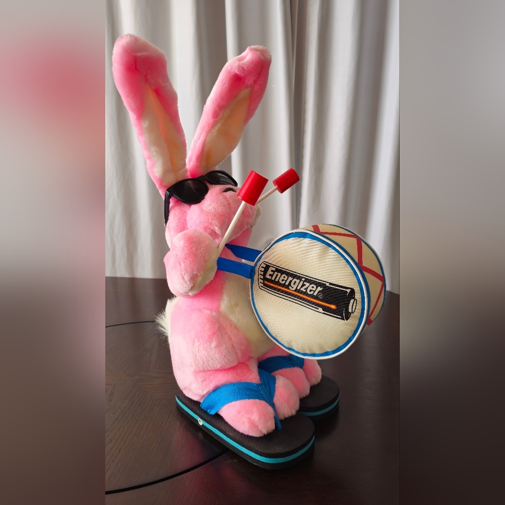 Vintage Rare 1996 Energizer Bunny Mascot Plush 22"